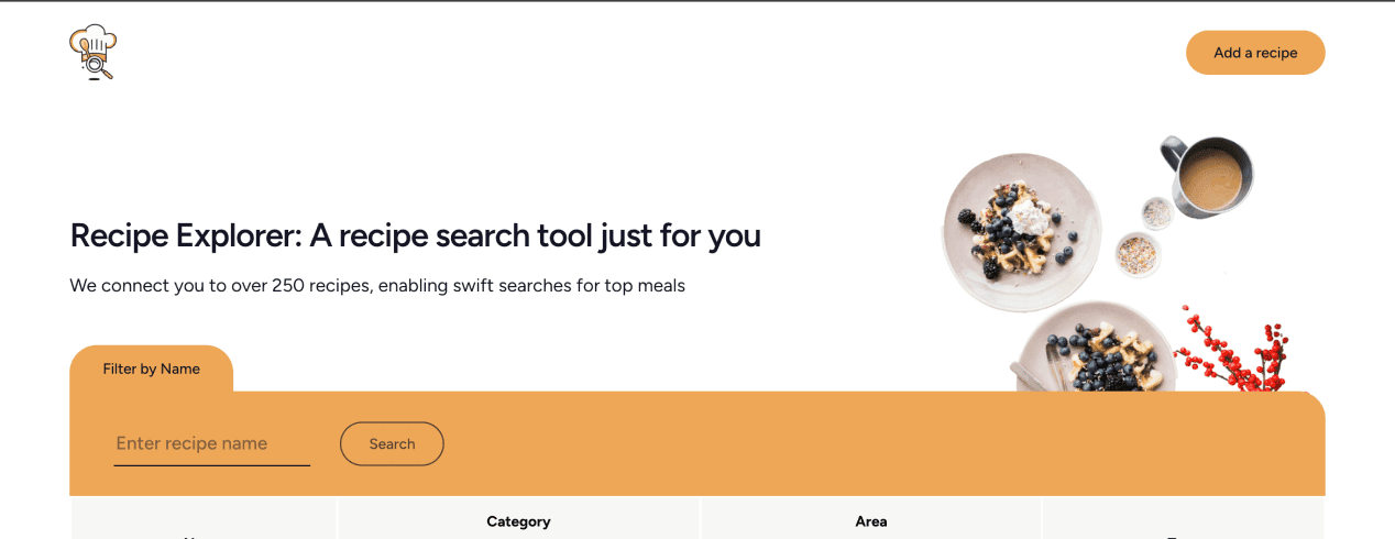 Recipe search image